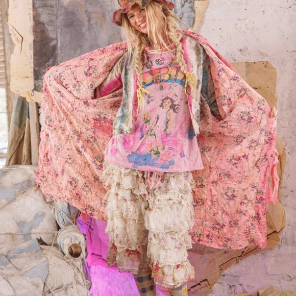 🍌NWT MAGNOLIA PEARL Funk N' Junk Vijji Kimono🍌 - Picture 5 of 7